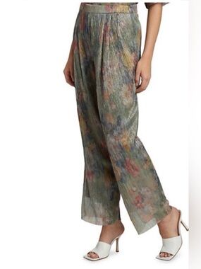 Mia Vesper Monet Plissé Pleated Pant Monet S